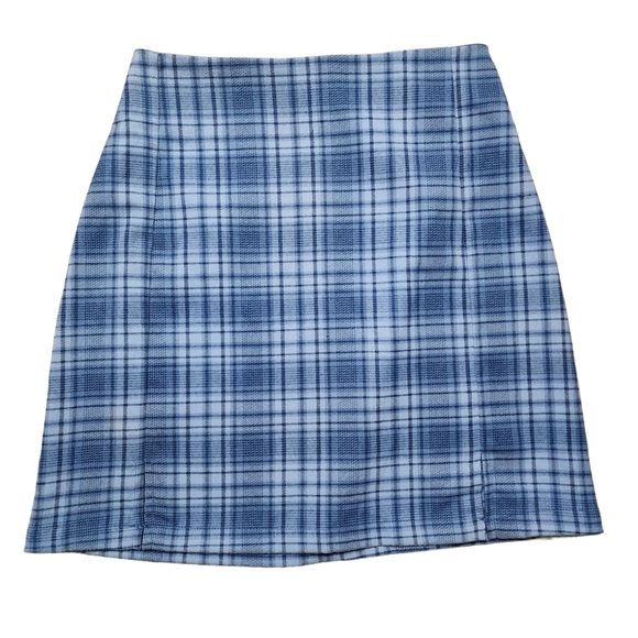 PacSun Dresses & Skirts - Women's Pacsun Blue Plaid Skirt NWT Sz XS